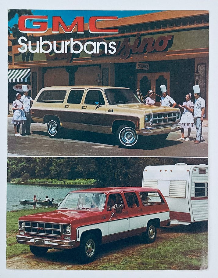 1978 GMC Suburbans Dealer Showroom Sales Brochure Guide Catalog