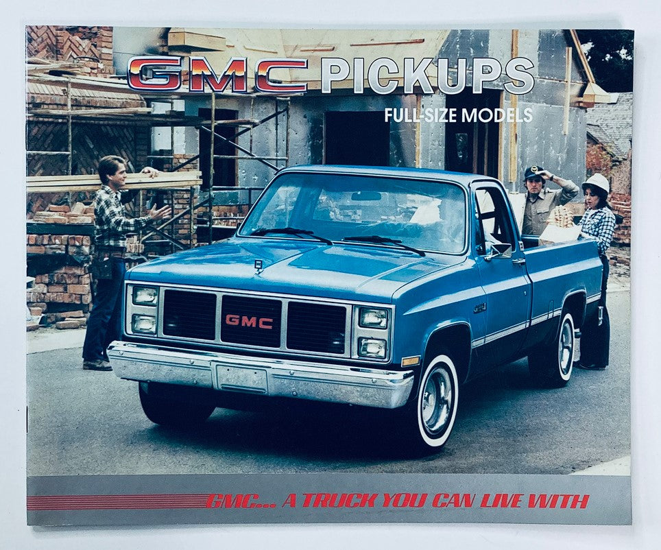 1985 GMC Pickups Full Size Models Dealer Showroom Sales Brochure Guide Catalog