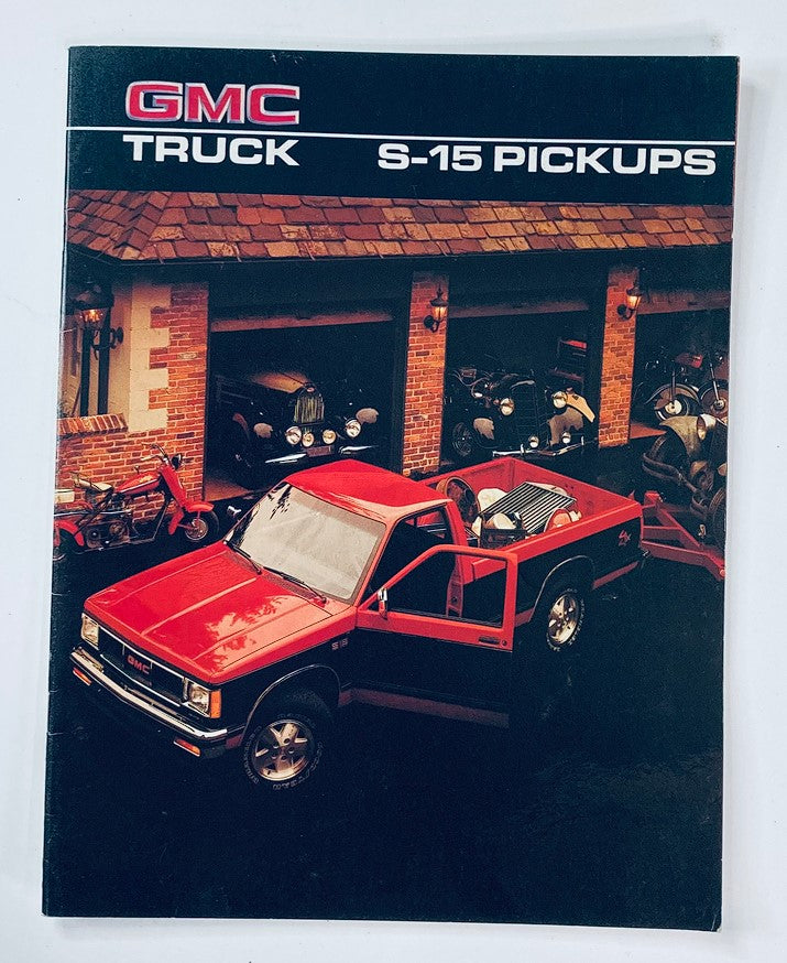 1986 GMC S-15 Pickups Truck Dealer Showroom Sales Brochure Guide Catalog