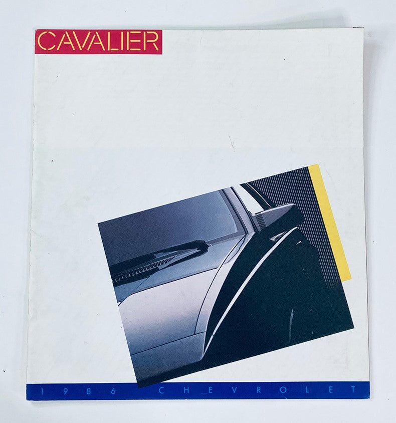 1986 Chevrolet Cavalier Dealer Showroom Sales Brochure Guide Catalog