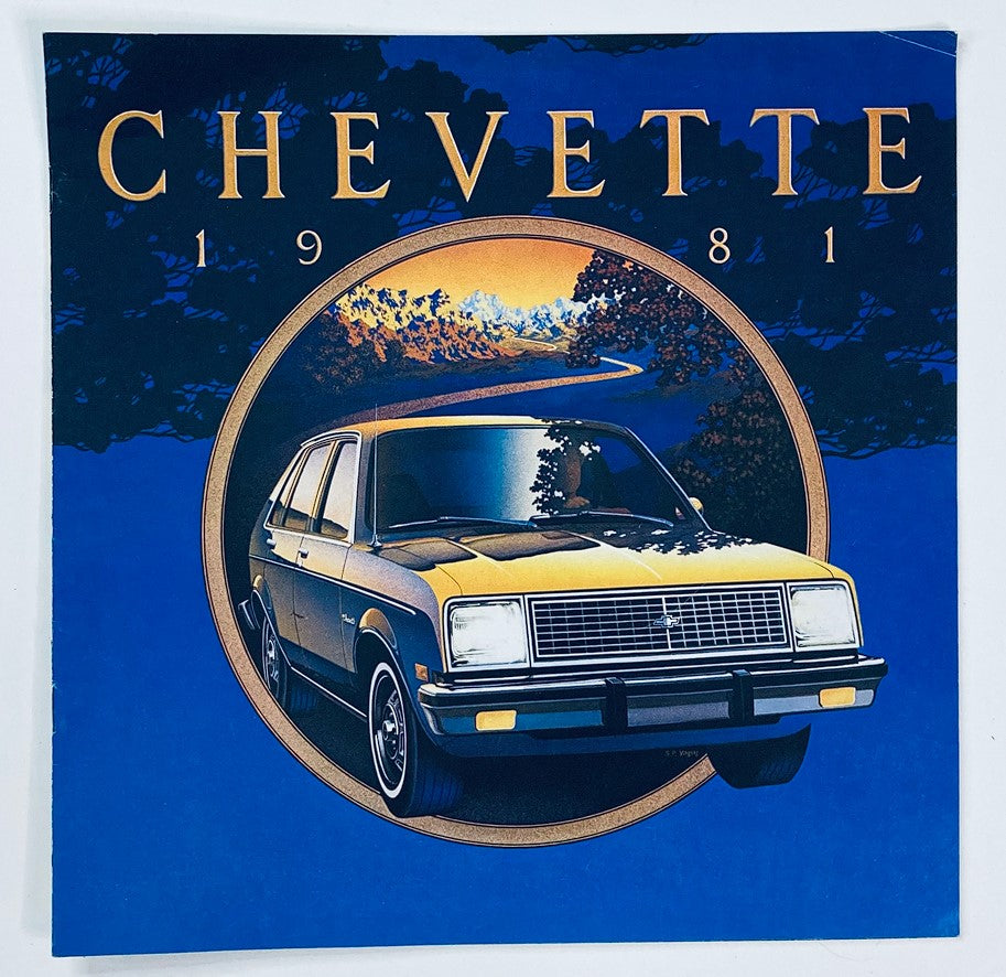 1981 Chevrolet Chevette Dealer Showroom Sales Brochure Guide Catalog