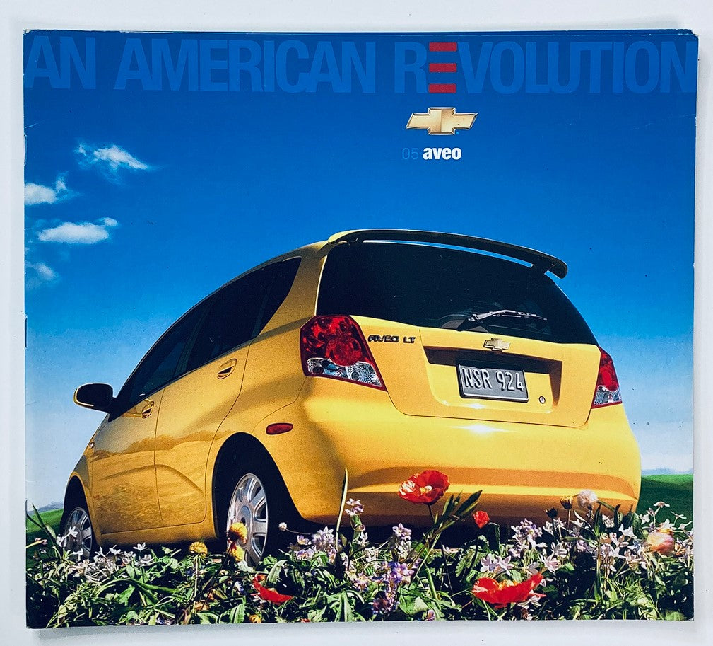 2005 Chevrolet Aveo Dealer Showroom Sales Brochure Guide Catalog