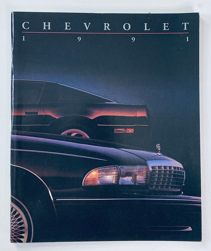 1991 Chevrolet Caprice Dealer Showroom Sales Brochure Guide Catalog