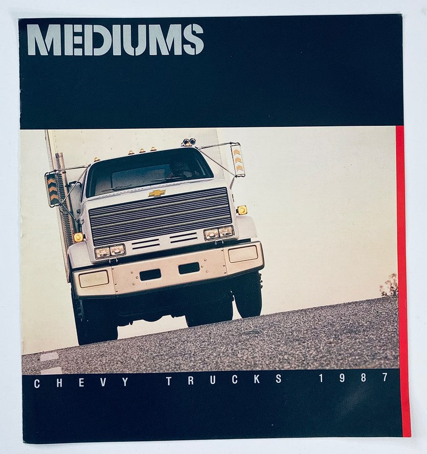 1987 Chevrolet Medium Trucks Dealer Showroom Sales Brochure Guide Catalog