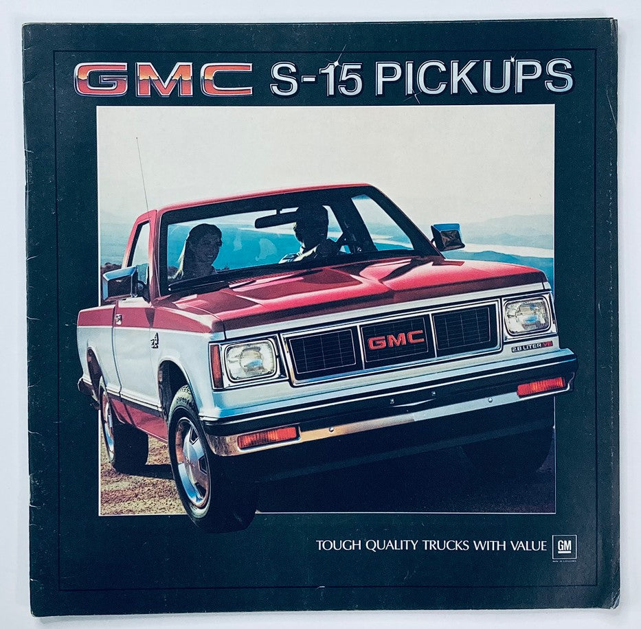 1984 GMC S-15 Pickups Dealer Showroom Sales Brochure Guide Catalog