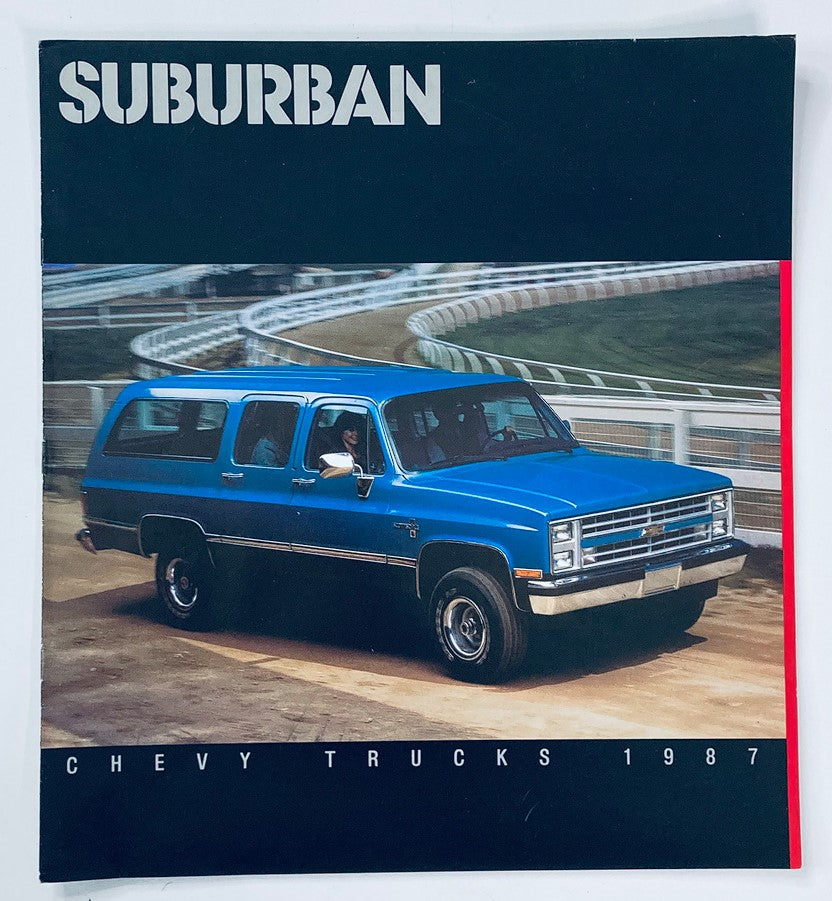 1987 Chevrolet Suburban Trucks Dealer Showroom Sales Brochure Guide Catalog