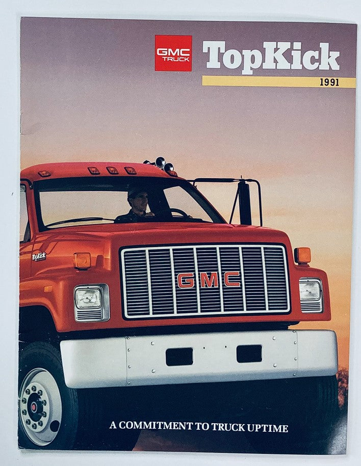 1991 GMC Truck TopKick Dealer Showroom Sales Brochure Guide Catalog