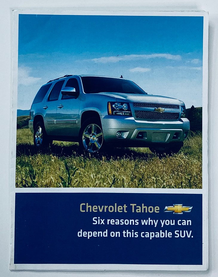 90s Chevrolet Tahoe Dealer Showroom Sales Brochure Guide Catalog