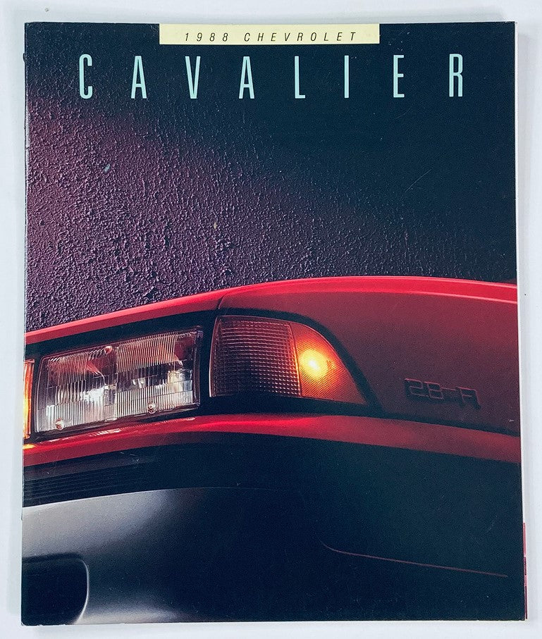 1988 Chevrolet Cavalier Dealer Showroom Sales Brochure Guide Catalog