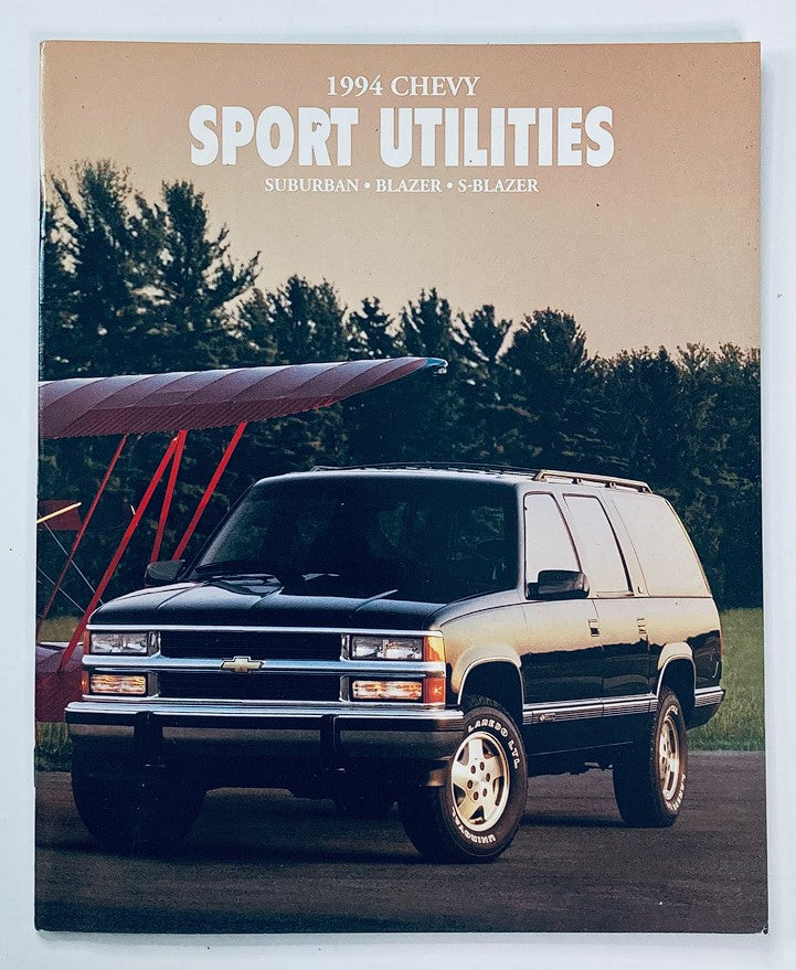 1994 Chevrolet SUV Suburban Dealer Showroom Sales Brochure Guide Catalog