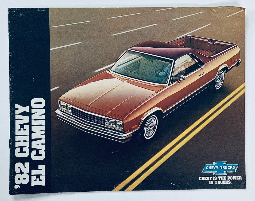 1982 Chevrolet El Camino Dealer Showroom Sales Brochure Guide Catalog