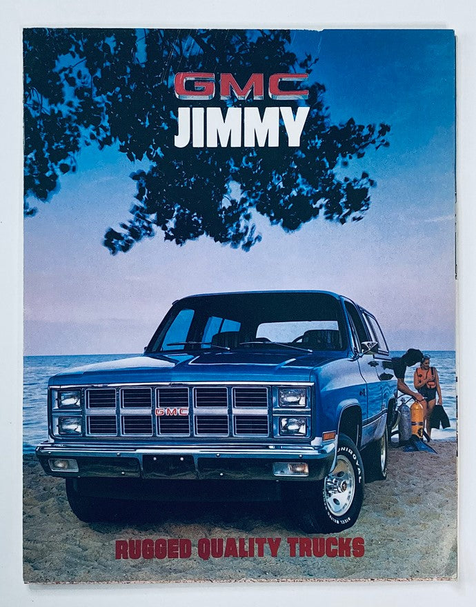 1981 GMC Jimmy Trucks Dealer Showroom Sales Brochure Guide Catalog