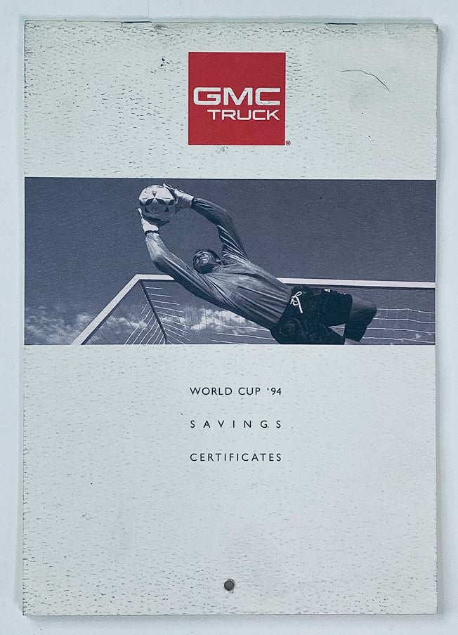 1994 GMC Truck World Cup Dealer Showroom Sales Brochure Guide Catalog