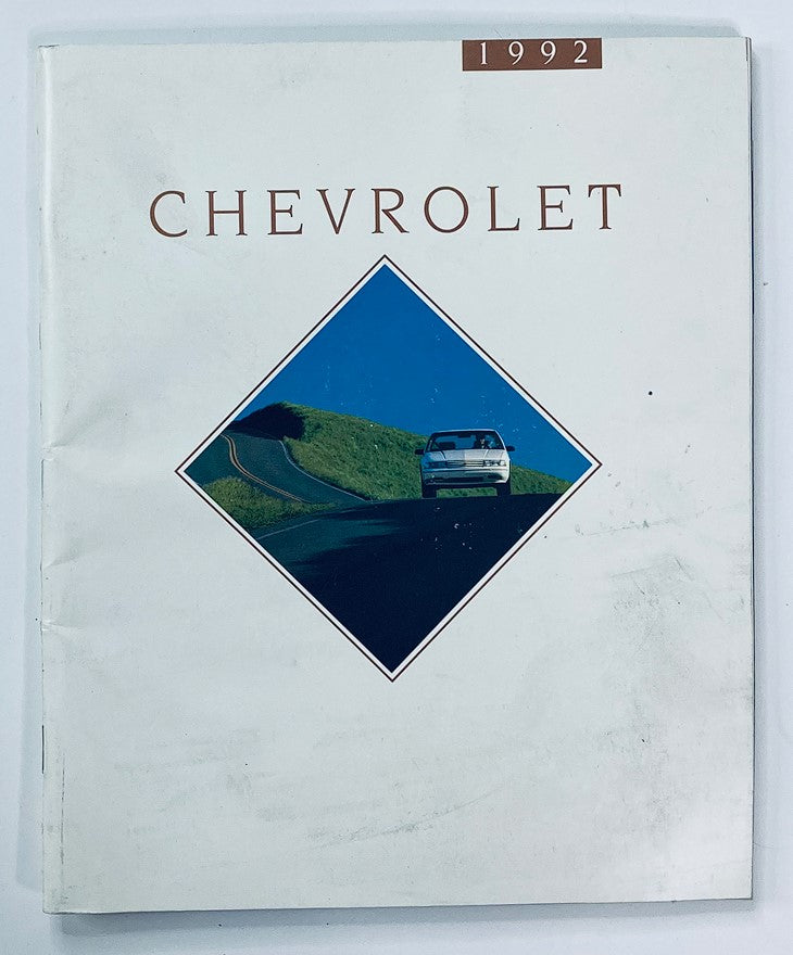 1992 Chevrolet Dealer Showroom Sales Brochure Guide Catalog