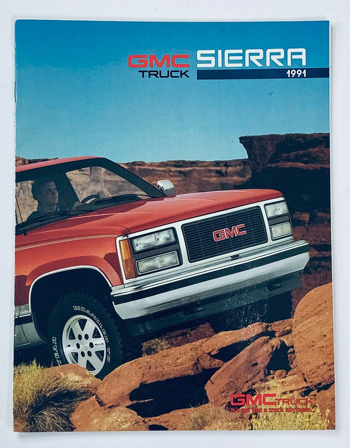 1991 GMC Truck Sierra Dealer Showroom Sales Brochure Guide Catalog