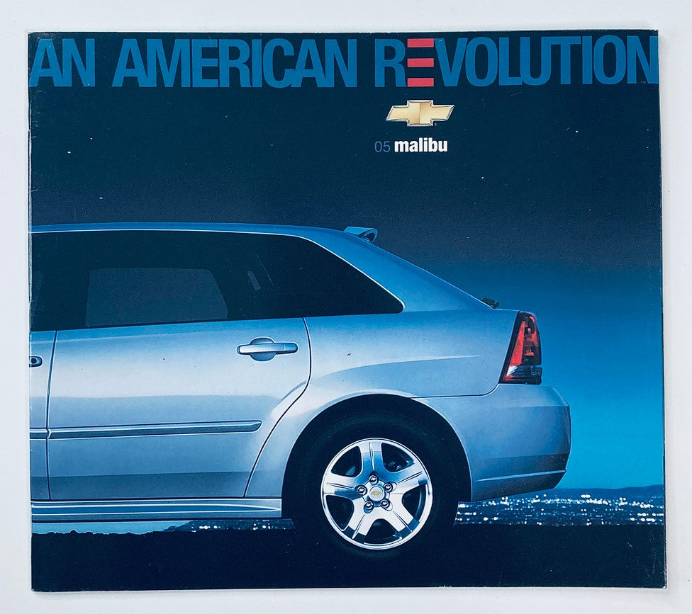 2005 Chevrolet Malibu Dealer Showroom Sales Brochure Guide Catalog