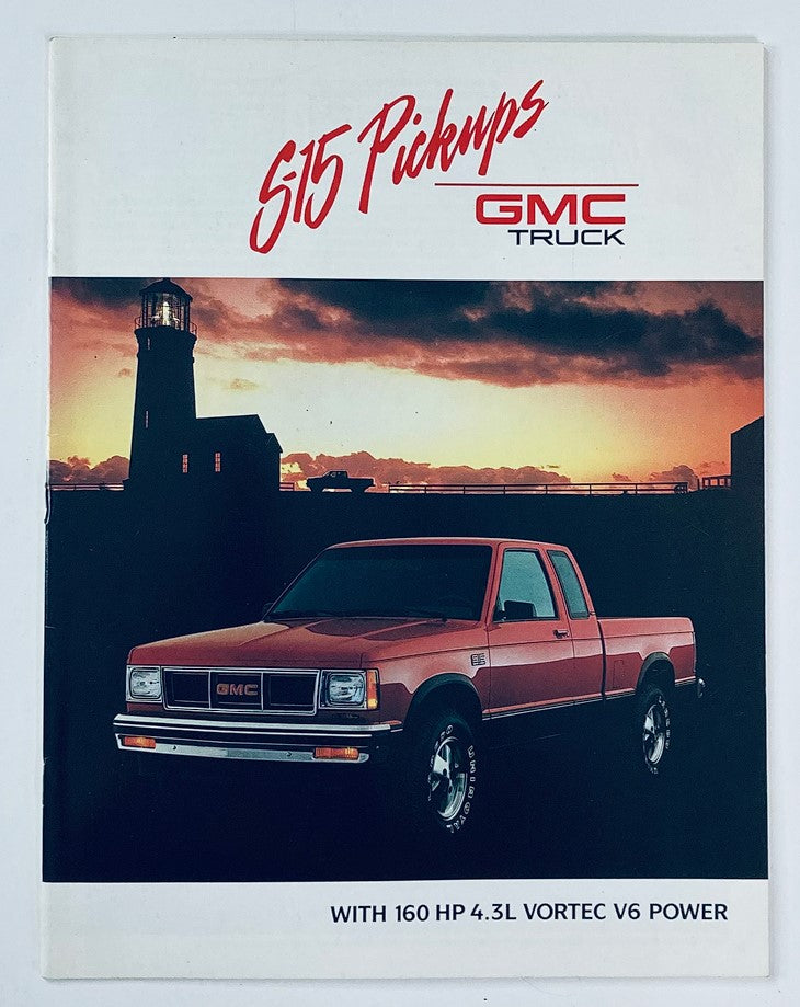 1989 GMC Truck S-15 Pickups Dealer Showroom Sales Brochure Guide Catalog