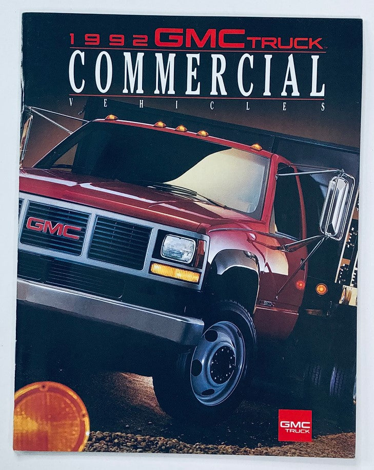 1992 GMC Truck Commercial Vehicles Dealer Showroom Sales Brochure Guide Catalog