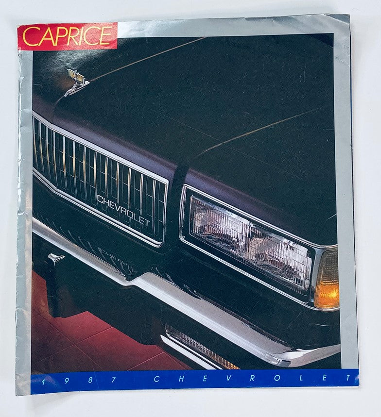 1987 Chevrolet Caprice Dealer Showroom Sales Brochure Guide Catalog