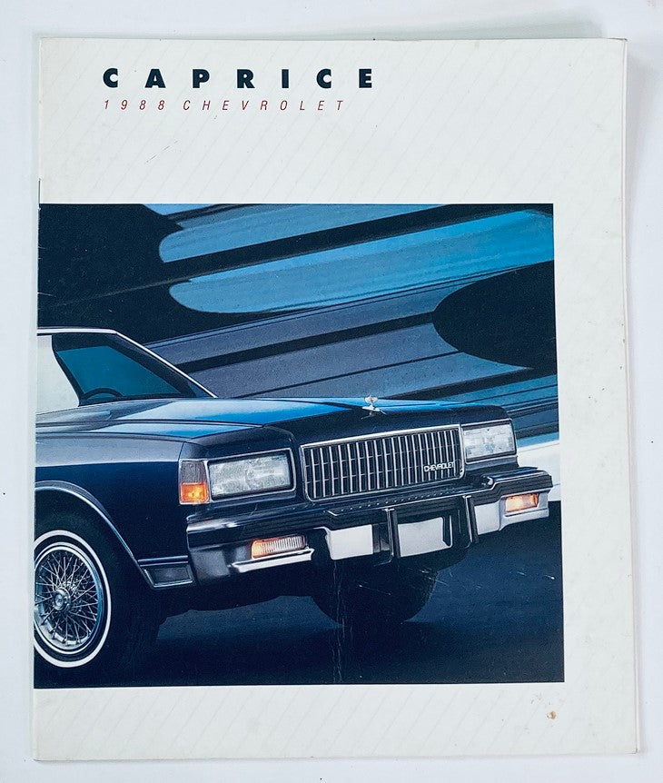 1988 Chevrolet Caprice Dealer Showroom Sales Brochure Guide Catalog