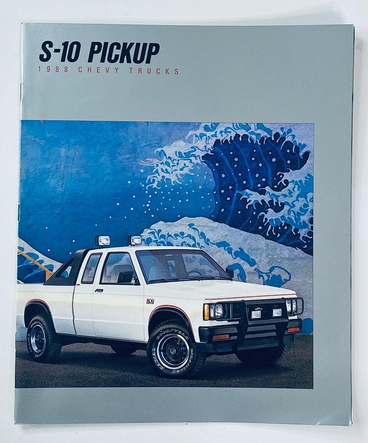 1988 Chevrolet S-10 Pickup Trucks Dealer Showroom Sales Brochure Guide Catalog