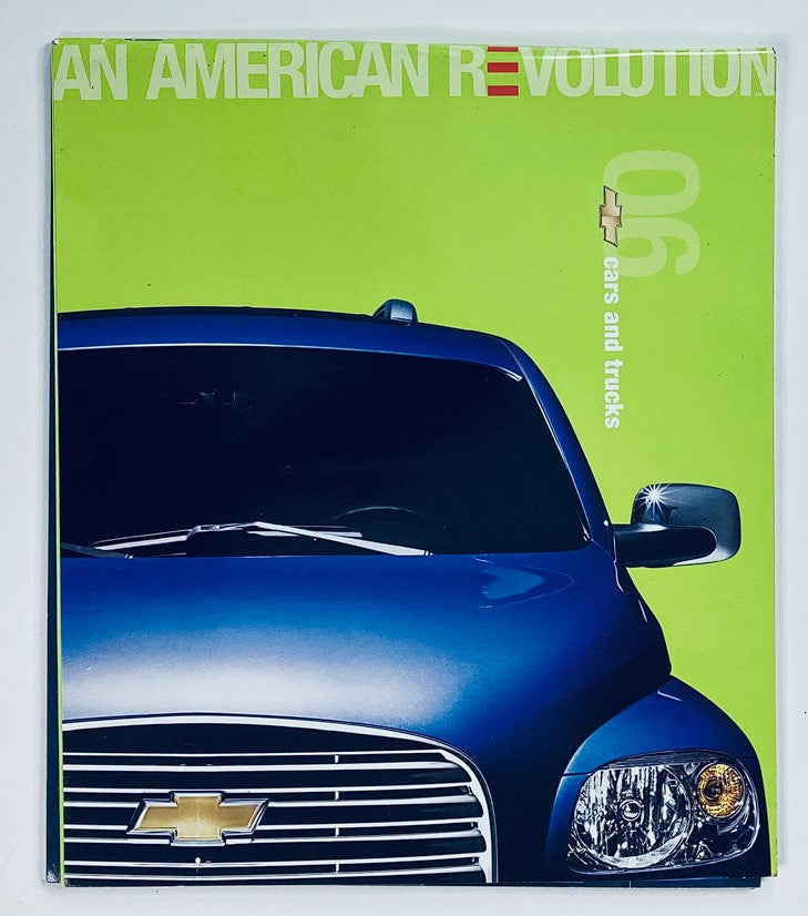 2006 Chevrolet Cars & Trucks Dealer Showroom Sales Brochure Guide Catalog