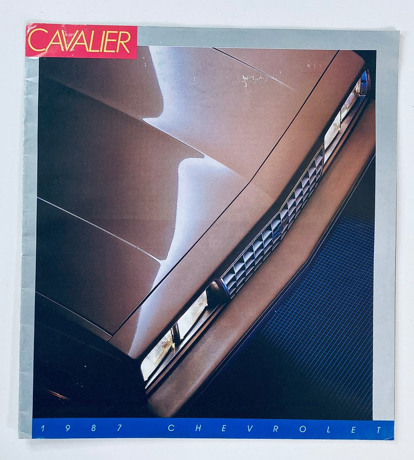 1987 Chevrolet Cavalier Dealer Showroom Sales Brochure Guide Catalog