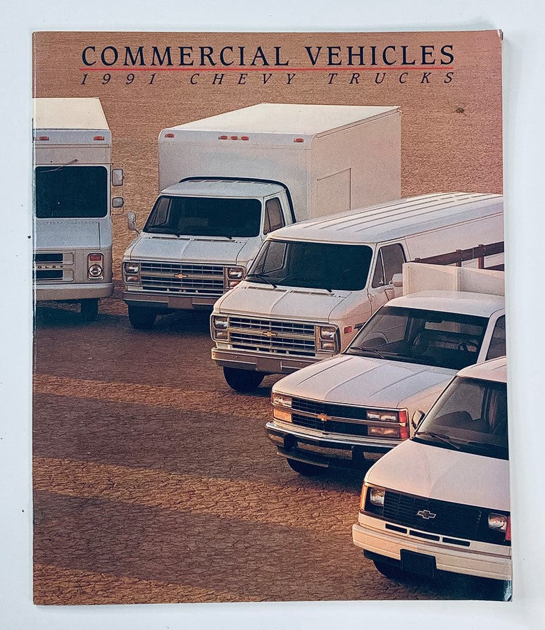 1991 Chevrolet Commercial Vehicles Dealer Showroom Sales Brochure Guide Catalog