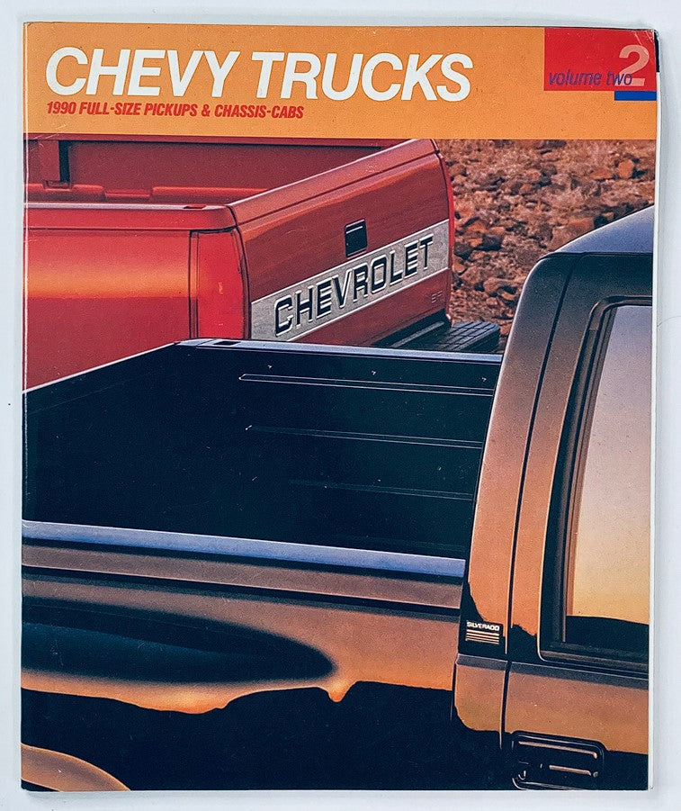 1990 Chevrolet Full-Size Pickups Dealer Showroom Sales Brochure Guide Catalog