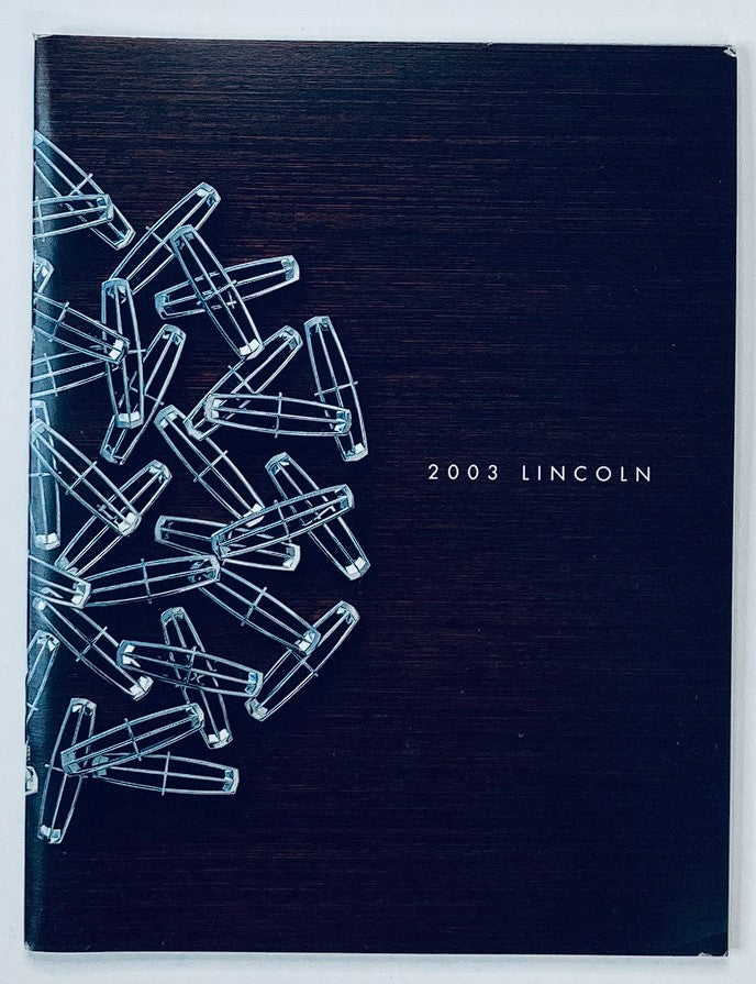 2003 Lincoln Dealer Showroom Sales Brochure Guide Catalog