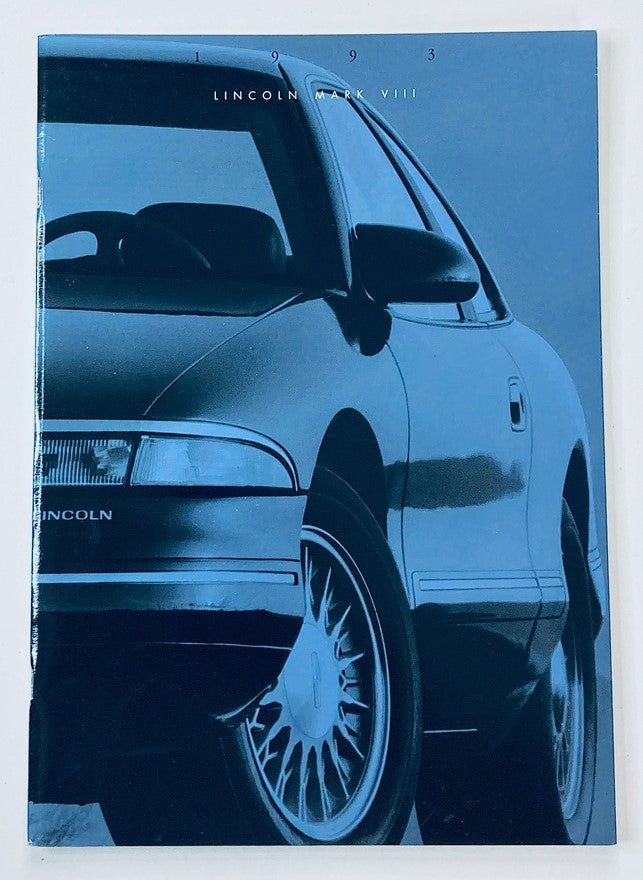 1993 Lincoln Mark VIII Dealer Showroom Sales Brochure Guide Catalog