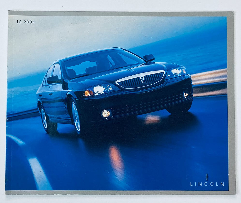 2004 Lincoln LS Dealer Showroom Sales Brochure Guide Catalog