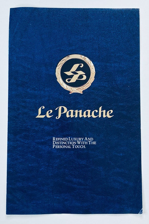 1990s Le Panache Dealer Showroom Sales Brochure Guide Catalog