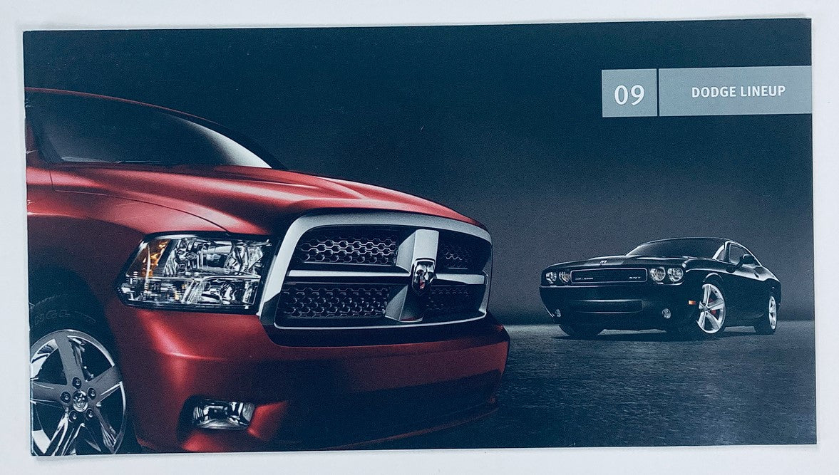 2009 Dodge Lineup Dealer Showroom Sales Brochure Guide Catalog