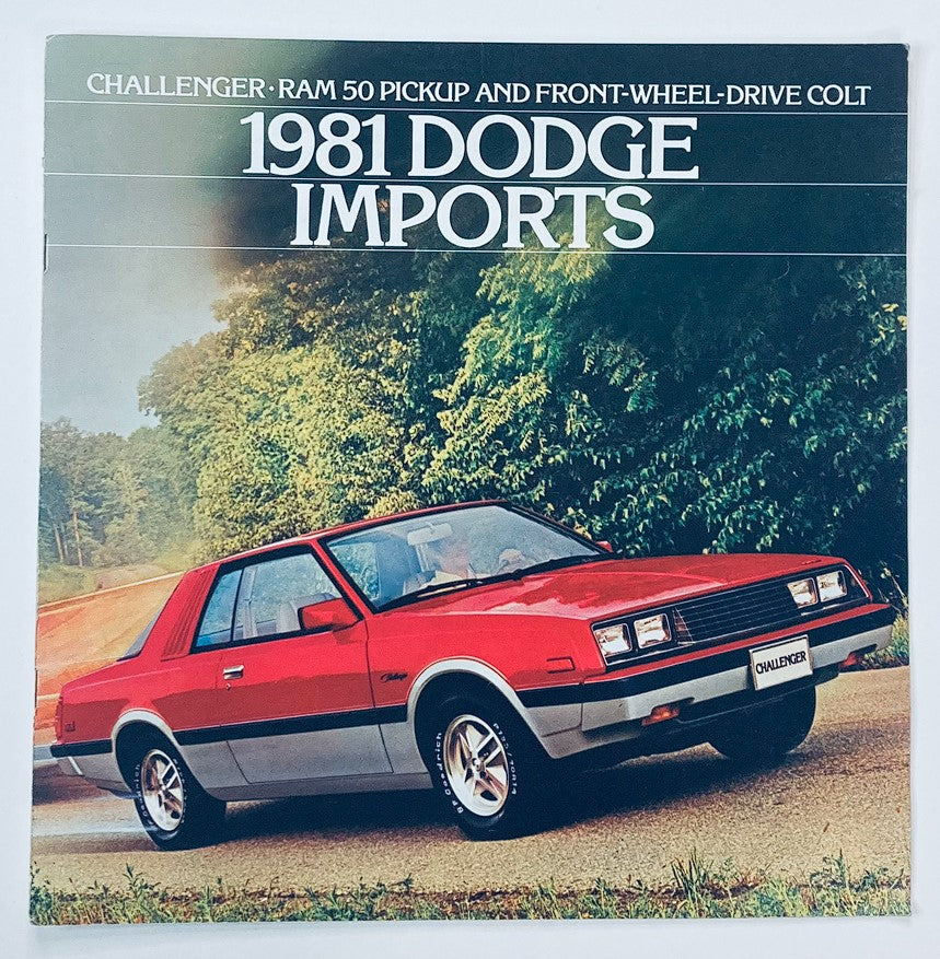 1981 Dodge Imports Dealer Showroom Sales Brochure Guide Catalog