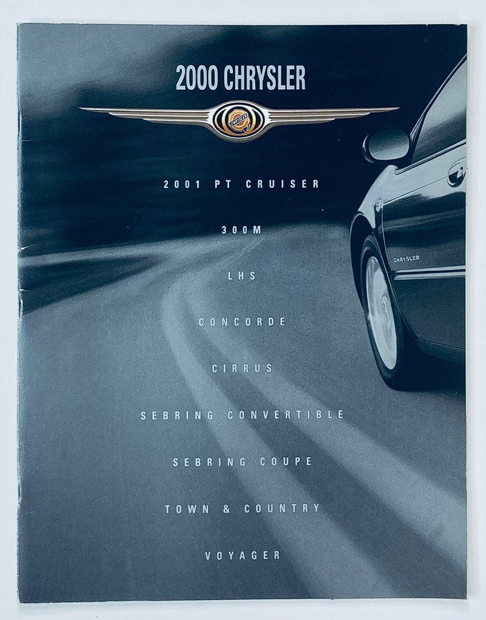 2000 Chrysler PT Cruiser Dealer Showroom Sales Brochure Guide Catalog