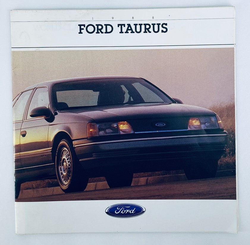 1988 Ford Taurus Dealer Showroom Sales Brochure Guide Catalog