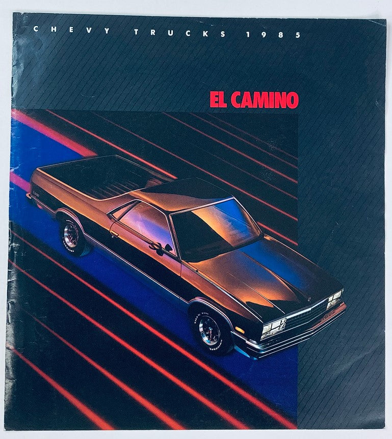 1985 Chevrolet El Camino Dealer Showroom Sales Brochure Guide Catalog