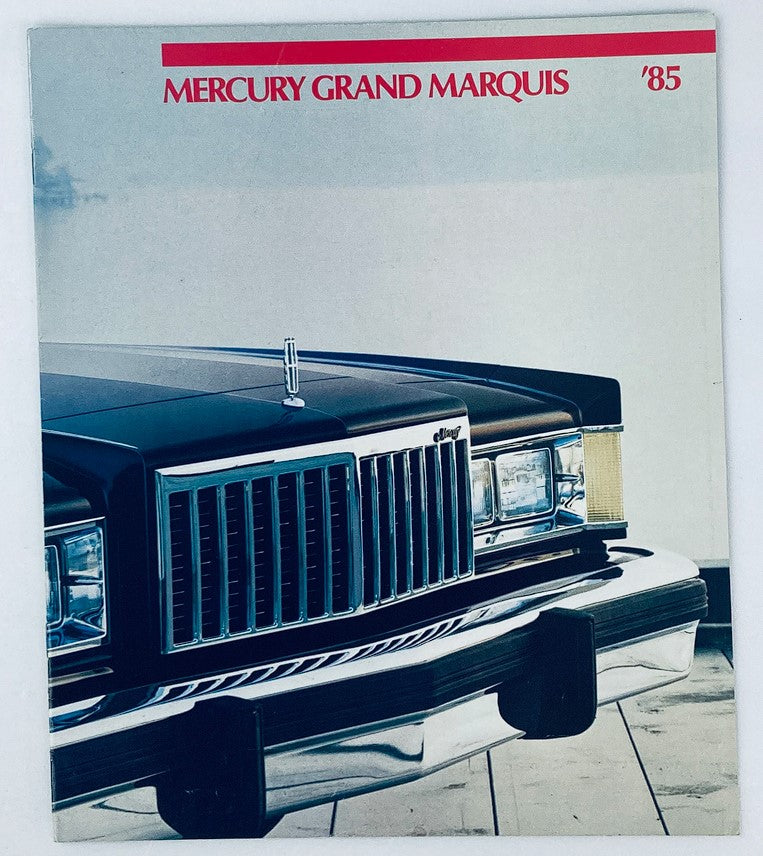 1985 Mercury Grand Marquis Dealer Showroom Sales Brochure Guide Catalog