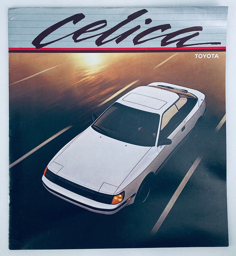 1986 Toyota Celica Dealer Showroom Sales Brochure Guide Catalog