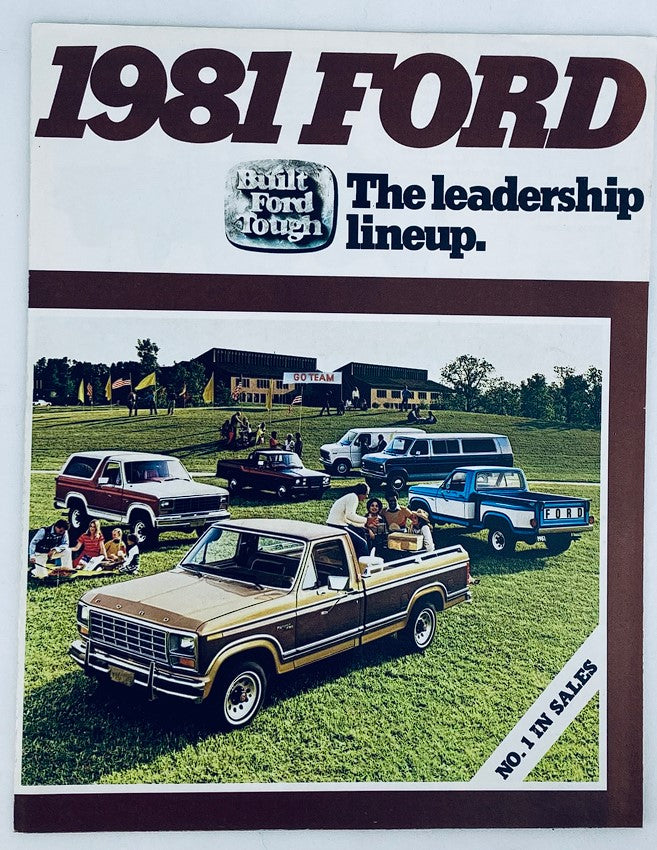 1981 Ford Full Lineup Dealer Showroom Sales Brochure Guide Catalog