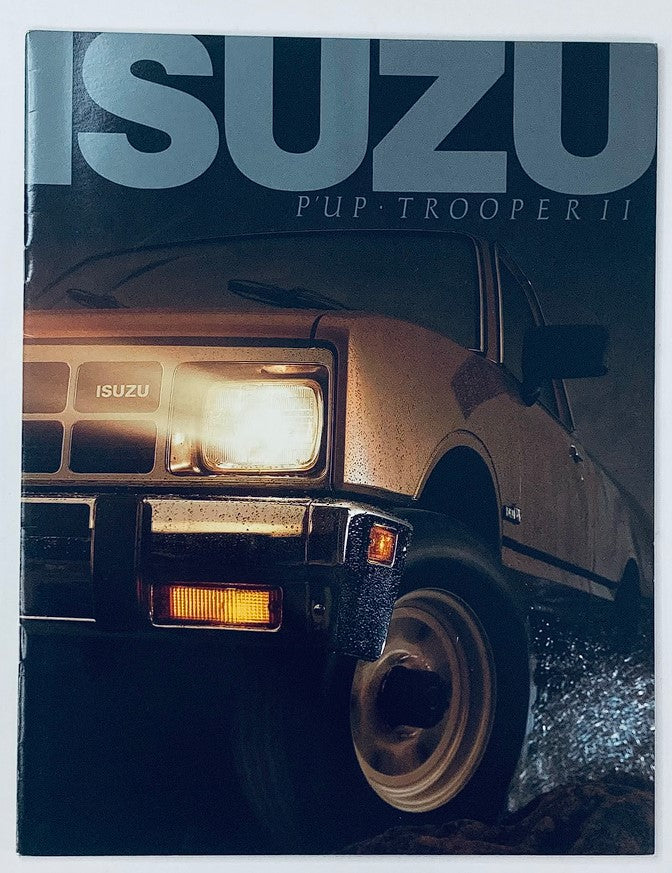 1987 Isuzu Pickup Trooper II Dealer Showroom Sales Brochure Guide Catalog