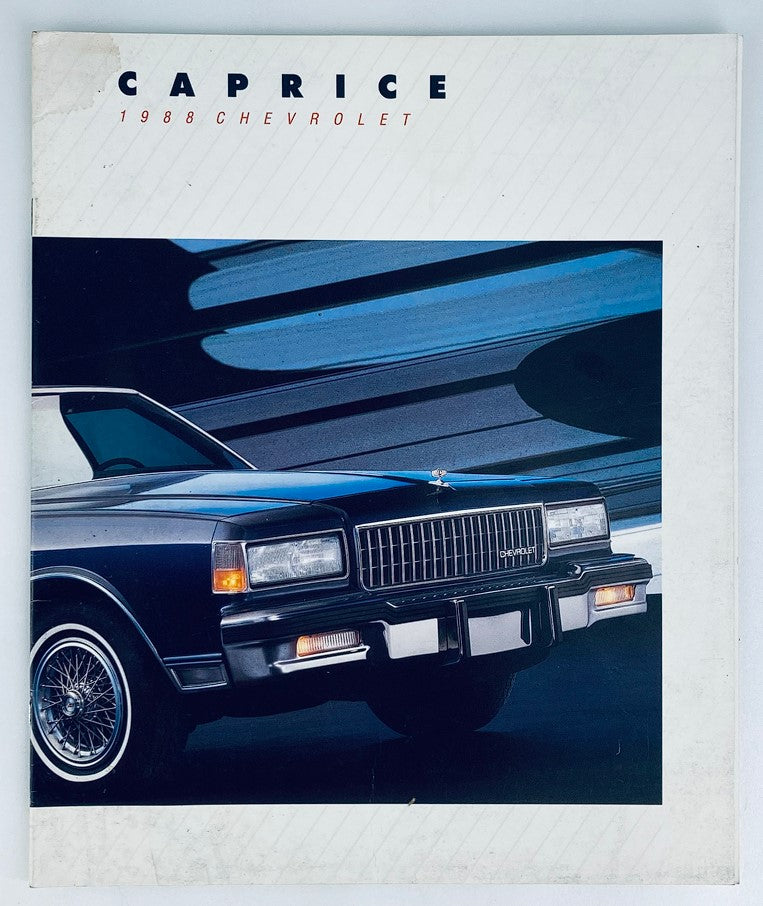 1988 Chevrolet Caprice Dealer Showroom Sales Brochure Guide Catalog