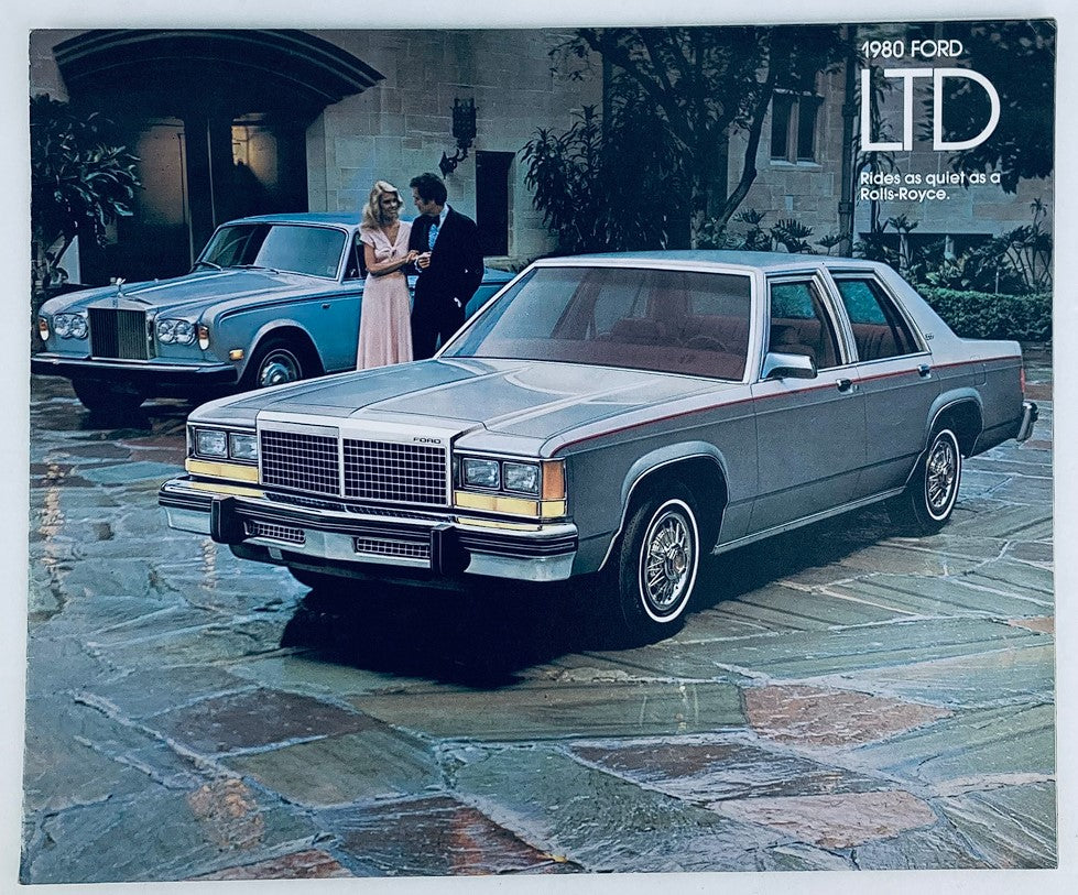 1980 Ford LTD Full Line Dealer Showroom Sales Brochure Guide Catalog