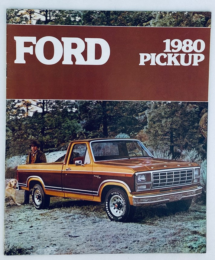 1980 Ford Pickup Lineup Dealer Showroom Sales Brochure Guide Catalog