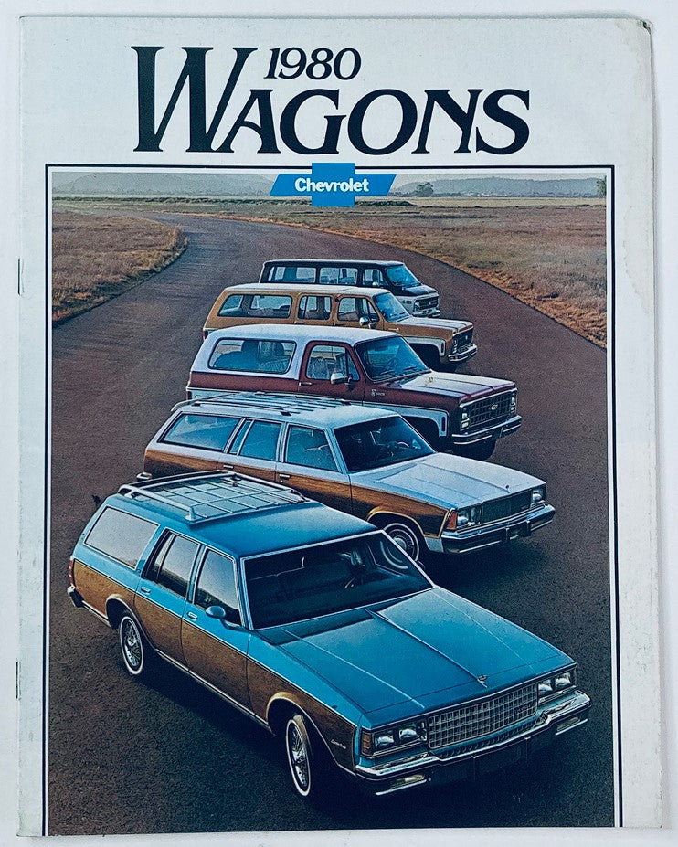 1980 Chevrolet Wagons Dealer Showroom Sales Brochure Guide Catalog