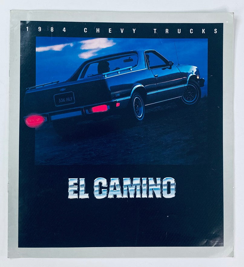 1984 Chevrolet Trucks El Camino Dealer Showroom Sales Brochure Guide Catalog