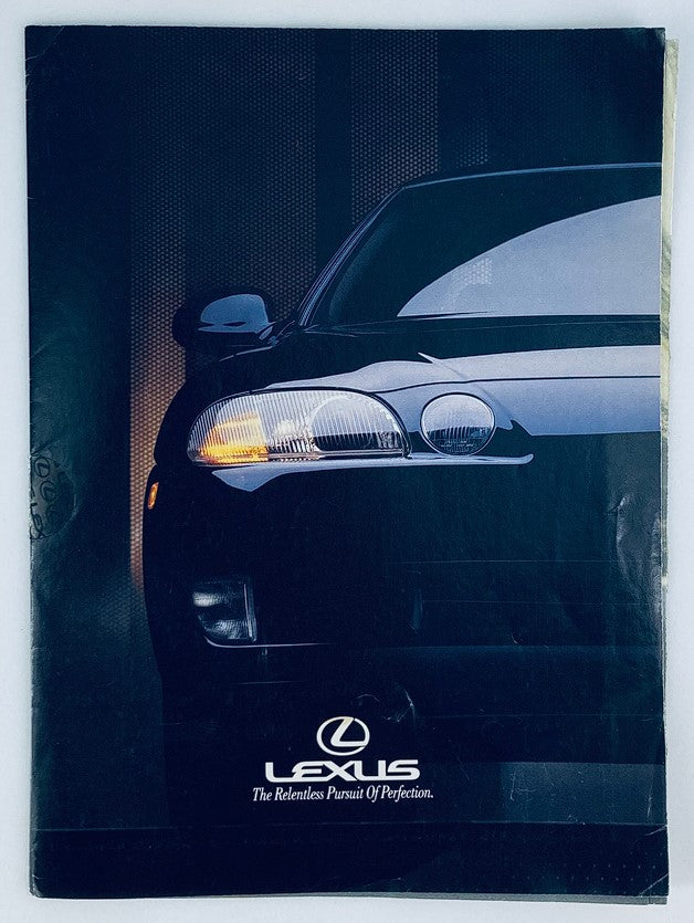 90s Lexus Lineup Dealer Showroom Sales Brochure Guide Catalog