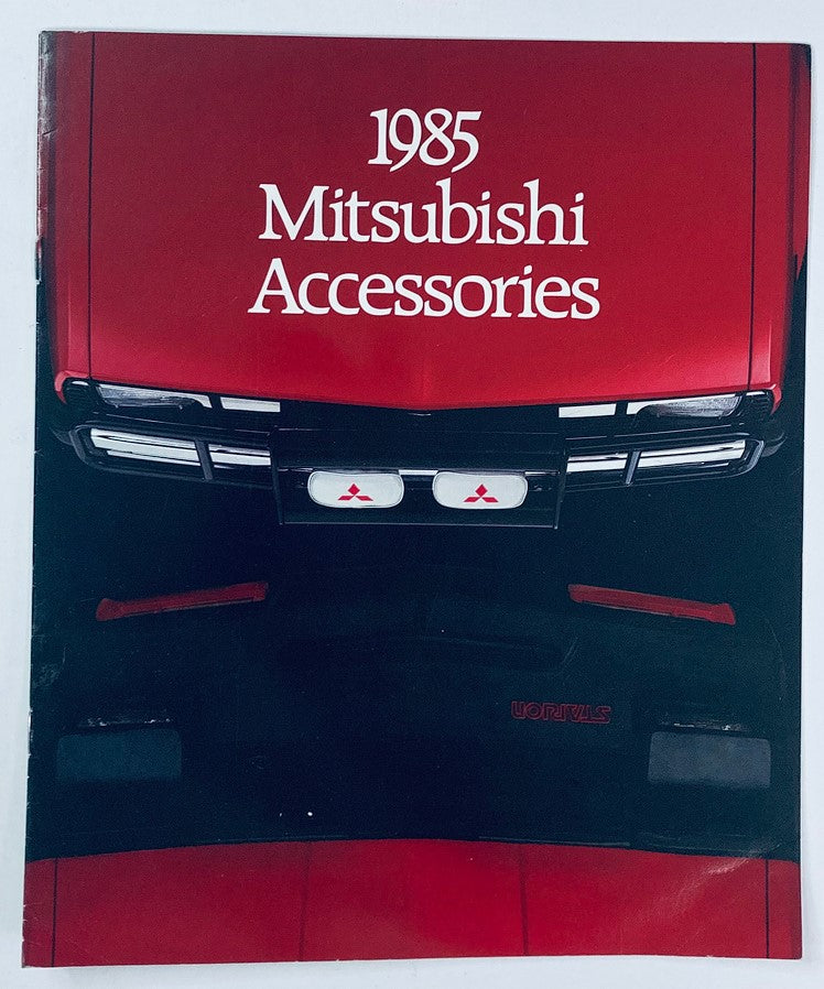 1985 Mitsubishi Accessories Dealer Showroom Sales Brochure Guide Catalog