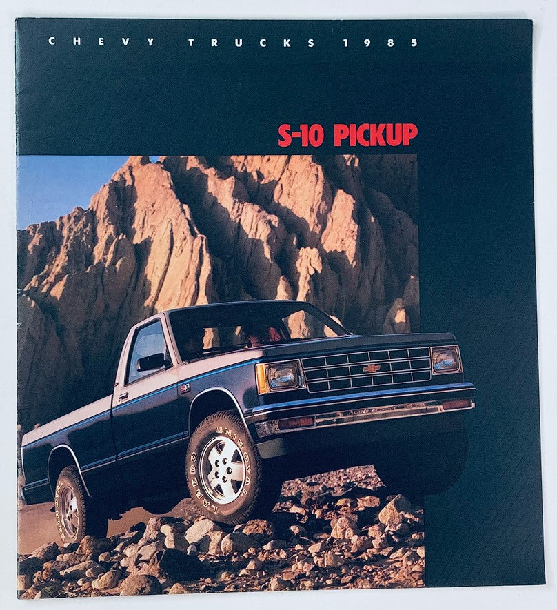 1985 Chevrolet S-10 Pickup Dealer Showroom Sales Brochure Guide Catalog